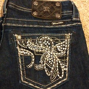 Miss Me jeans boot cut size 28 dark wash